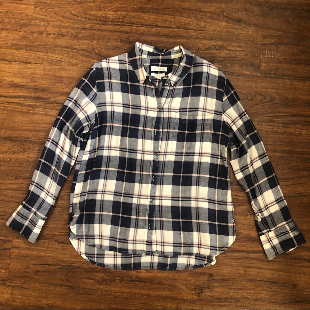 Treasure & Bond Boyfriend Plaid Flannel Shirt